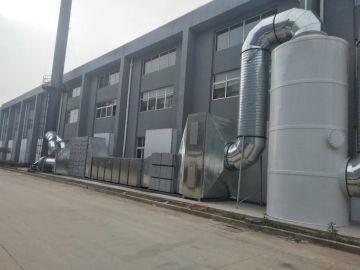印刷車間廢氣凈化工程